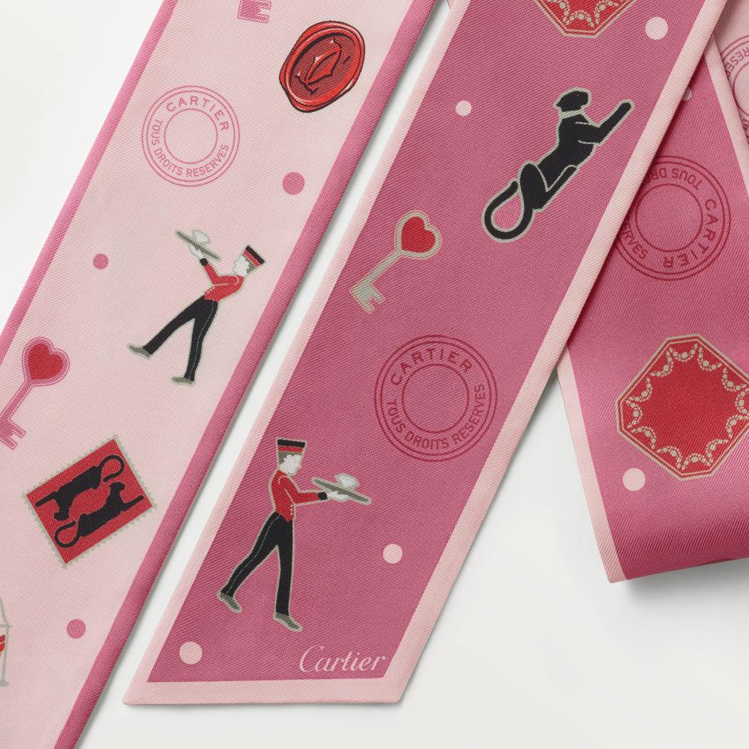 Diabolo de Cartier Bandeau细丝巾