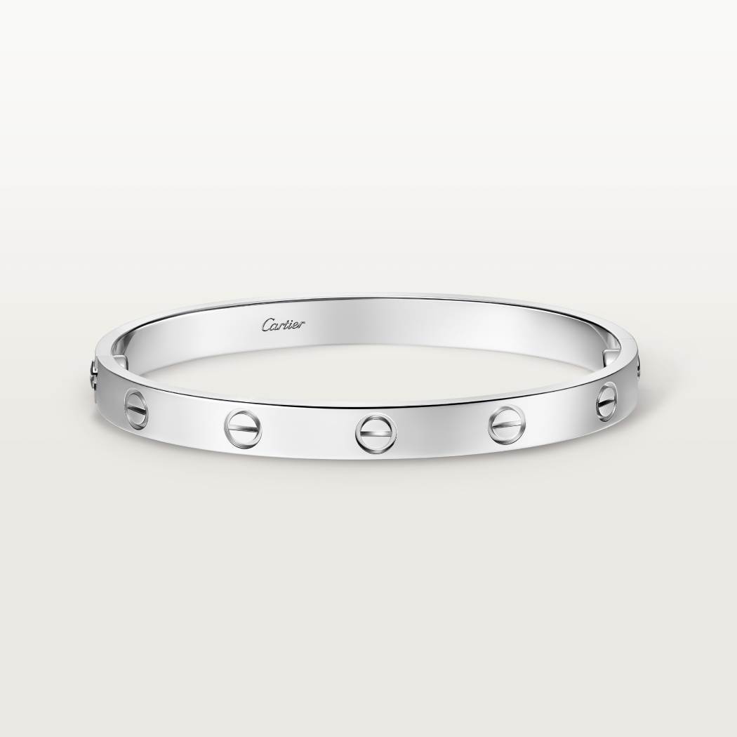 LOVE手镯，经典款 18K白金