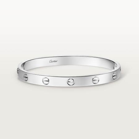LOVE手镯，经典款 18K白金