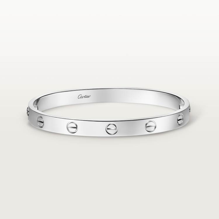 LOVE手镯，经典款 18K白金