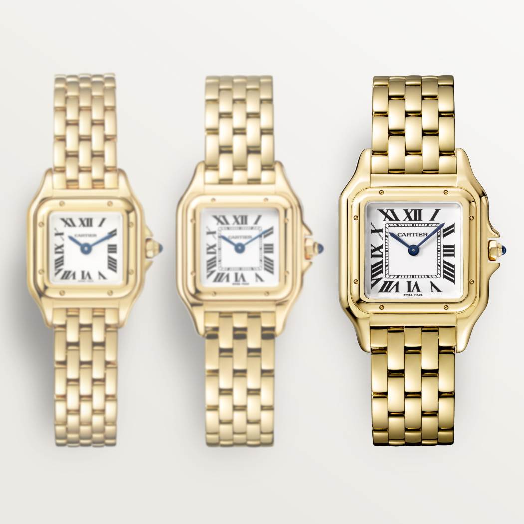 Panthère de Cartier腕表 中号款 18K黄金 石英