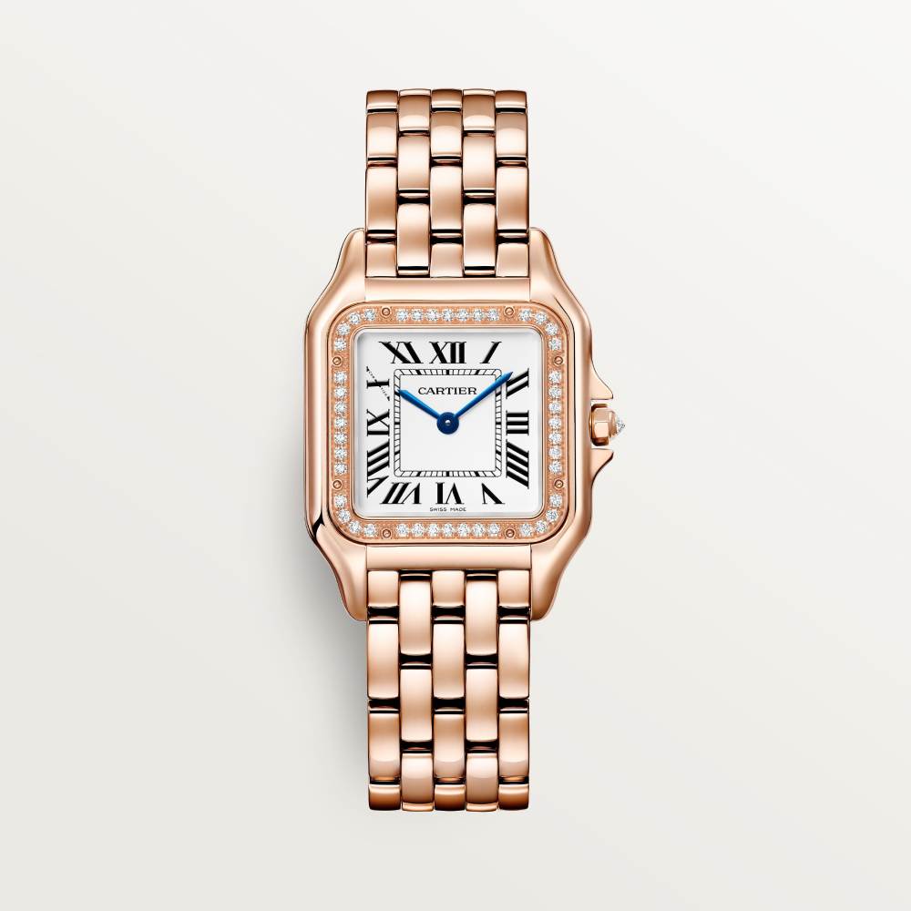 Panthère de Cartier腕表 中号 18K玫瑰金 石英