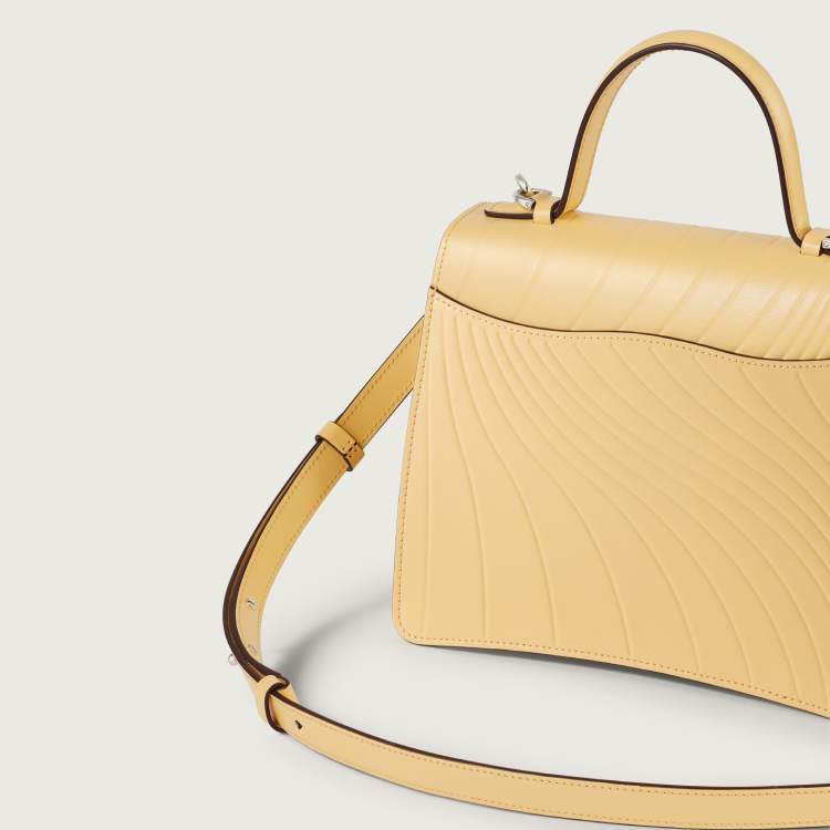 Panthère C de Cartier系列小号款手袋 Mimosa yellow 小牛皮