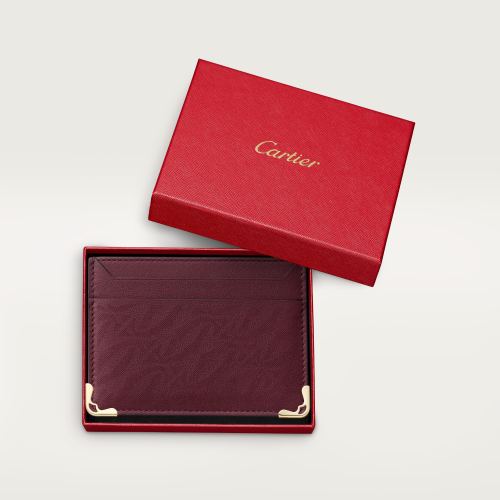 Must de Cartier系列双层卡片夹 