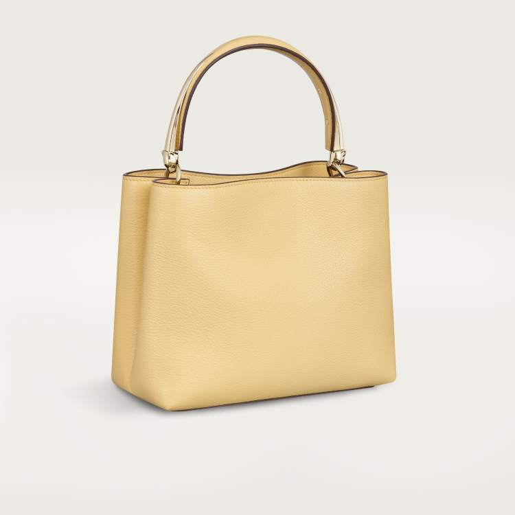 Panthère de Cartier系列小号款手袋 Mimosa yellow 小牛皮