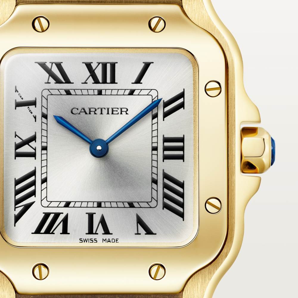 Santos de Cartier腕表 小号款 18K黄金 石英