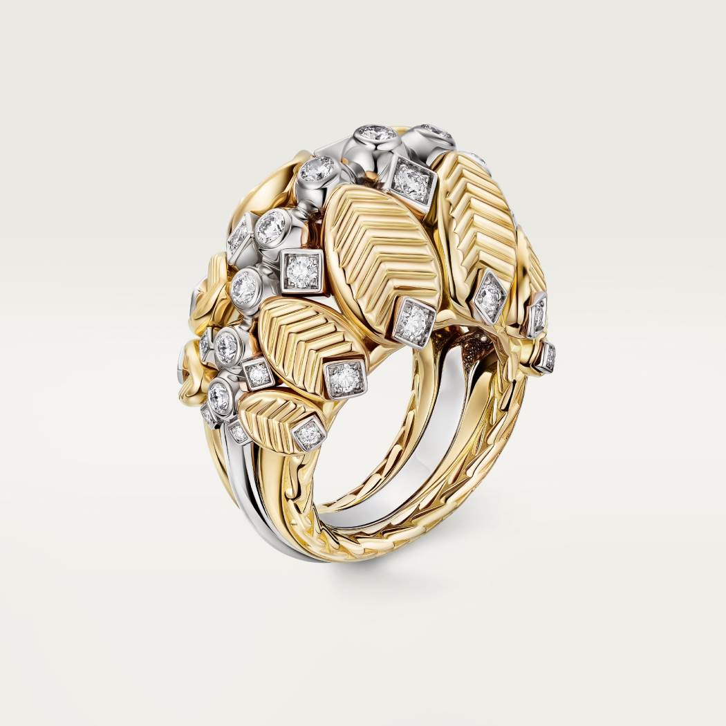 Grain de Café戒指 18K黄金，其他