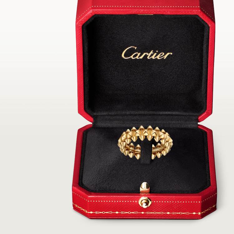 Clash de Cartier戒指，中号款 18K黄金