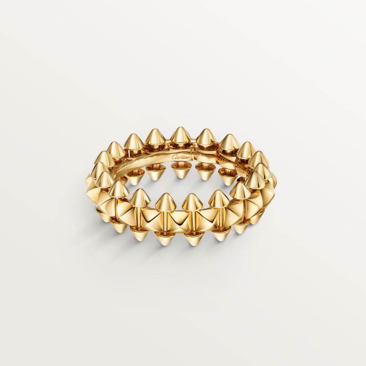 Clash de Cartier戒指，中号款 18K黄金