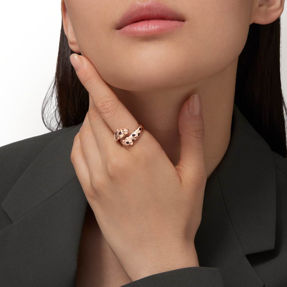 Panthère de Cartier戒指 18K玫瑰金