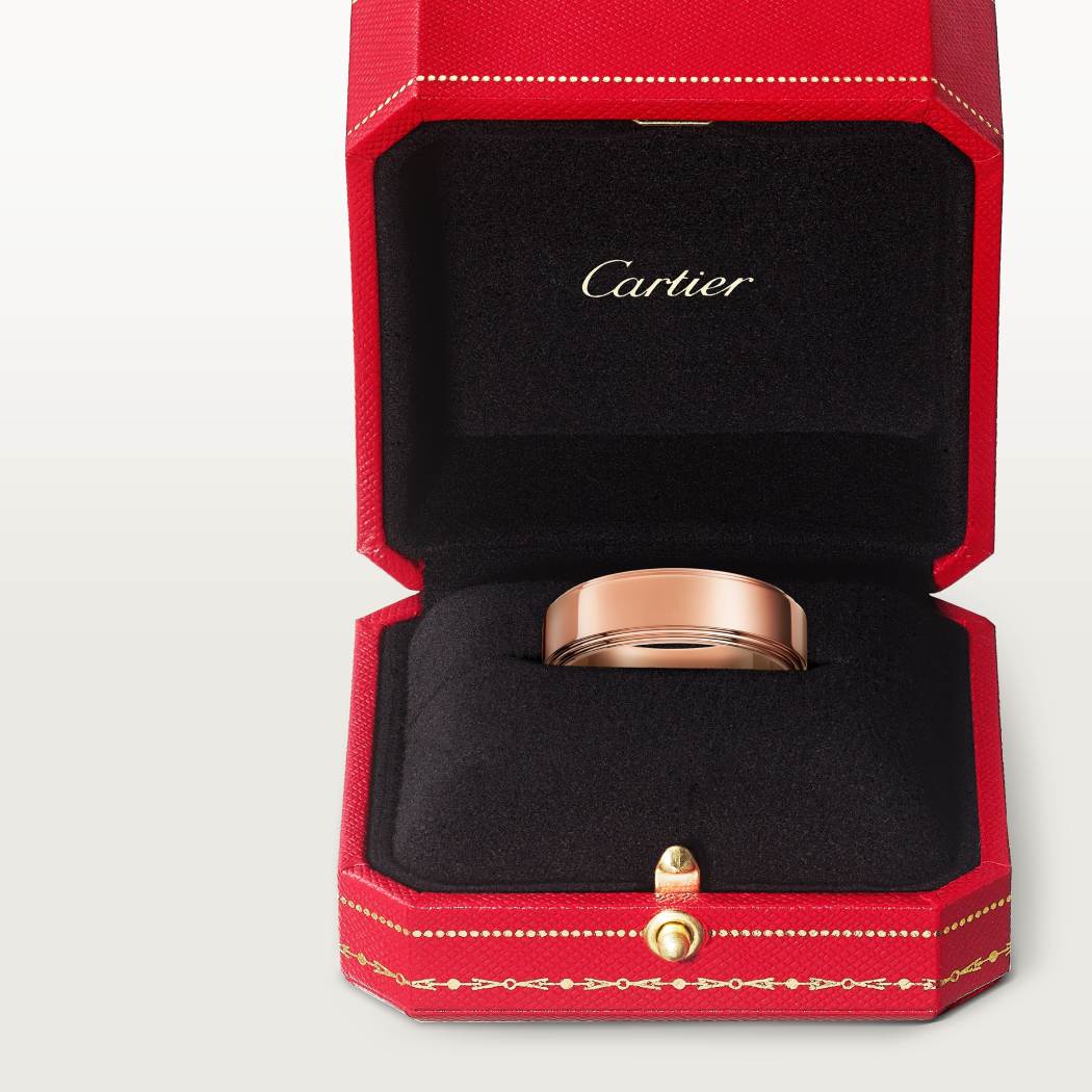 Cartier d'Amour戒指，宽6毫米 18K玫瑰金