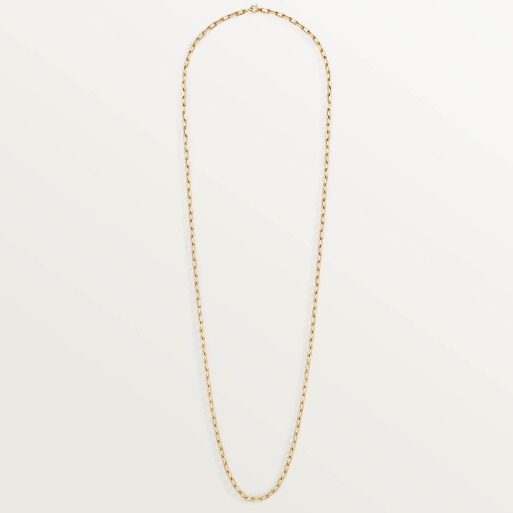 Santos de Cartier链式长项链，小号款 18K黄金