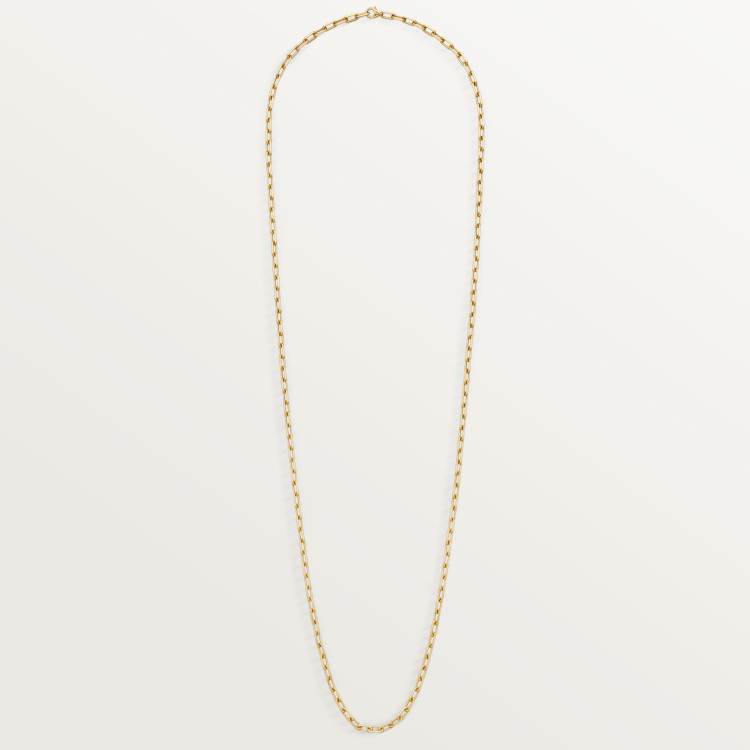 Santos de Cartier链式长项链，小号款 18K黄金