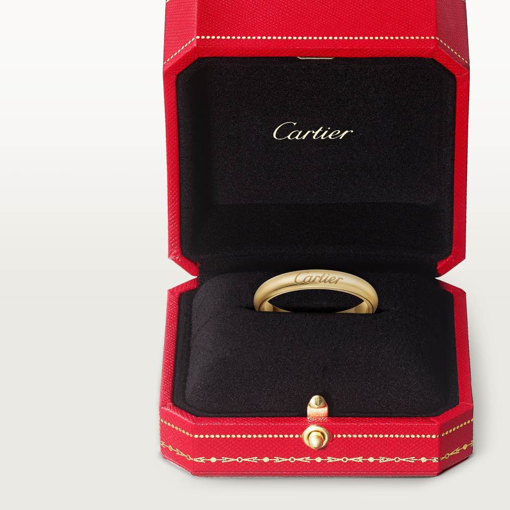 C de Cartier戒指，宽3毫米 18K黄金