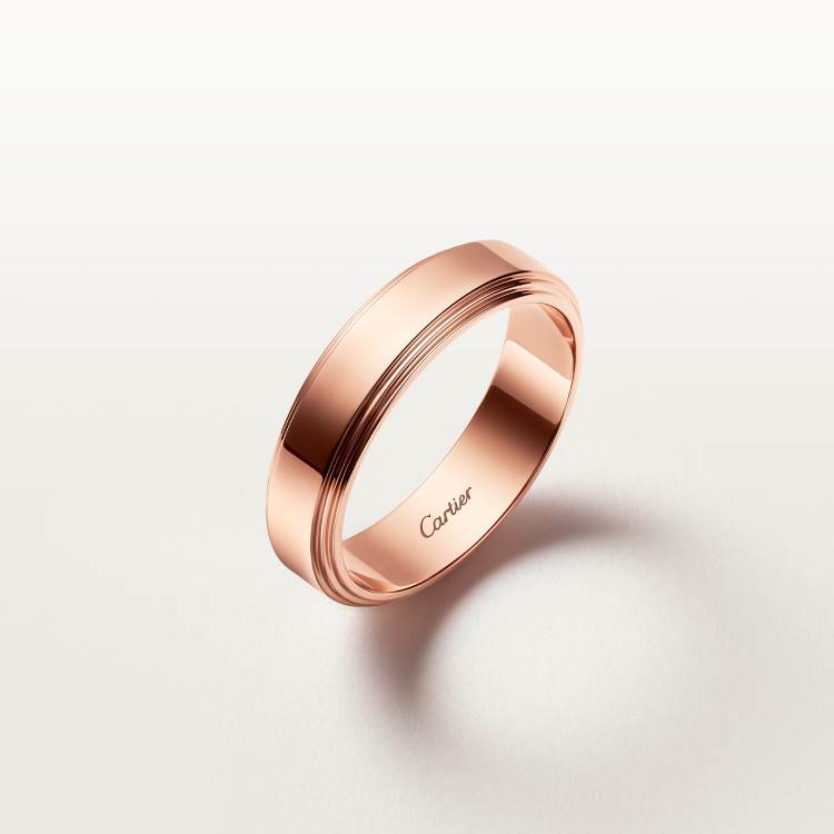 Cartier d'Amour戒指，宽5毫米 18K玫瑰金