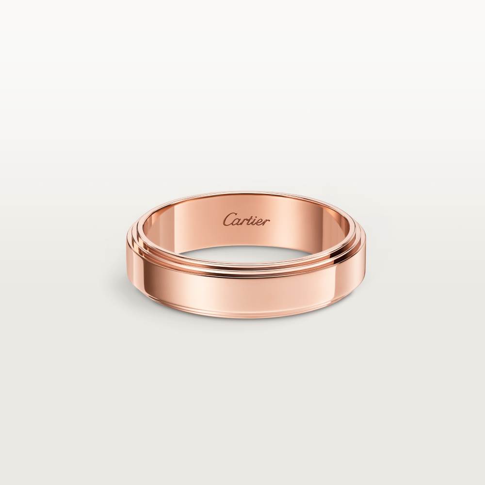 Cartier d'Amour戒指，宽5毫米 18K玫瑰金