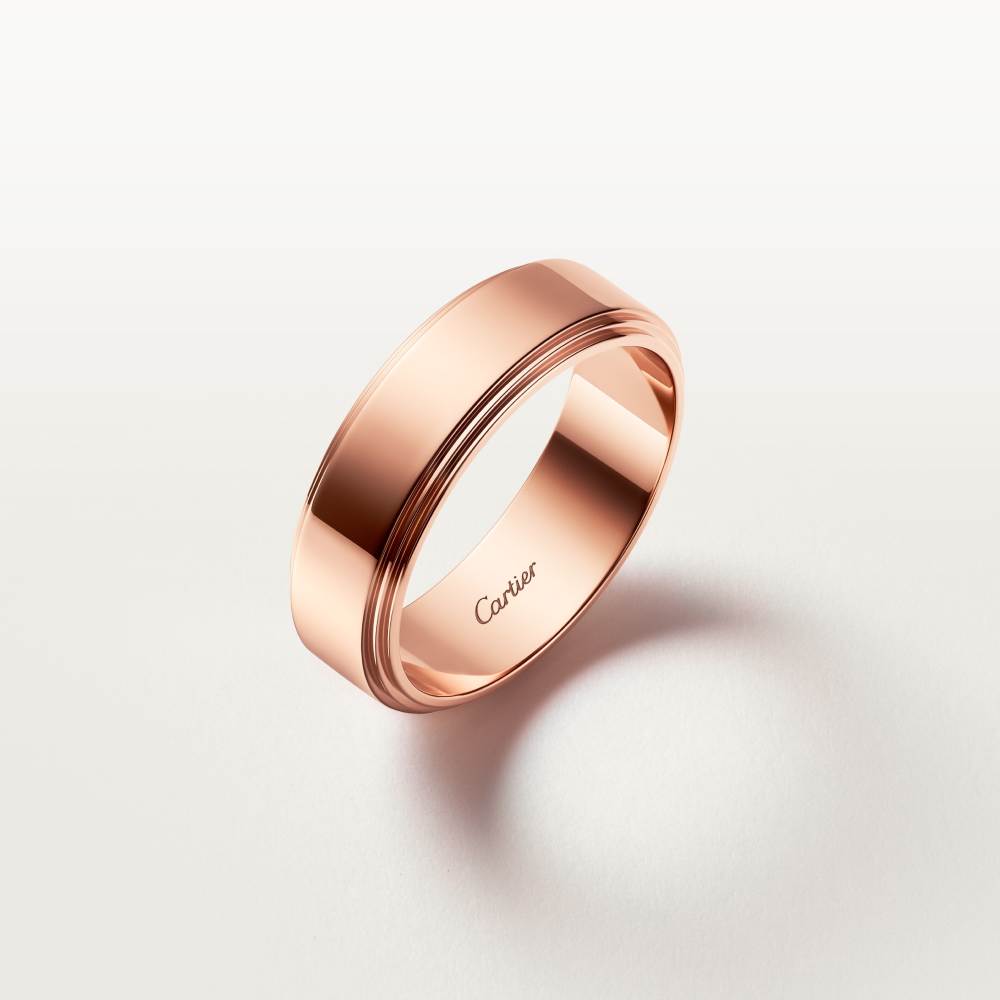 Cartier d'Amour戒指，宽6毫米 18K玫瑰金