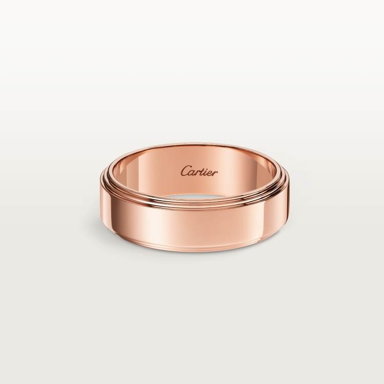 Cartier d'Amour戒指，宽6毫米 18K玫瑰金