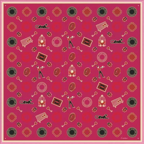 Diabolo de Cartier方巾 90