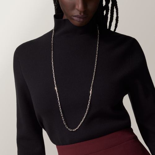 Santos de Cartier链式长项链，小号款