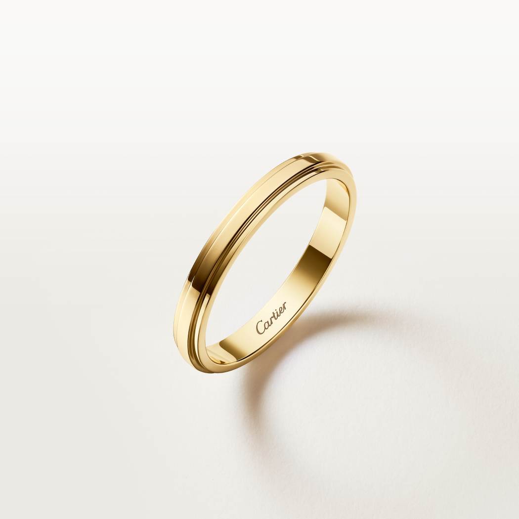Cartier d'Amour戒指，宽2.5毫米 18K黄金