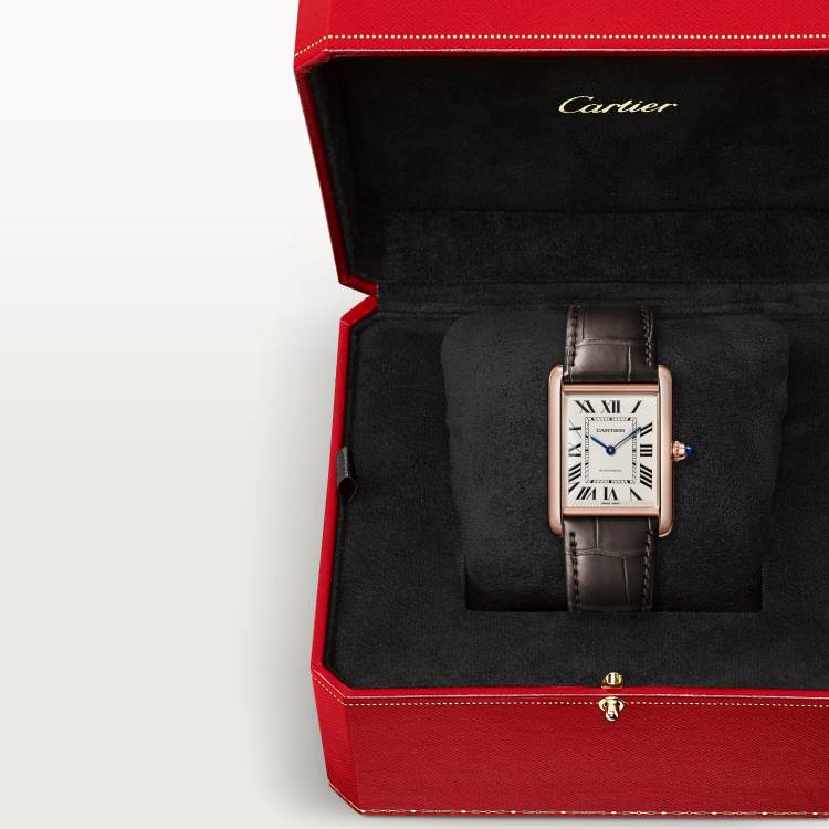 Tank Louis Cartier腕表 XL 18K玫瑰金 自动上链