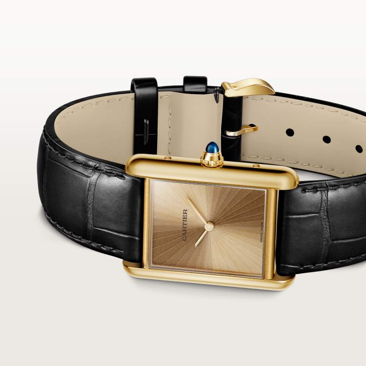 Tank Louis Cartier腕表 中号 18K黄金 手动上链