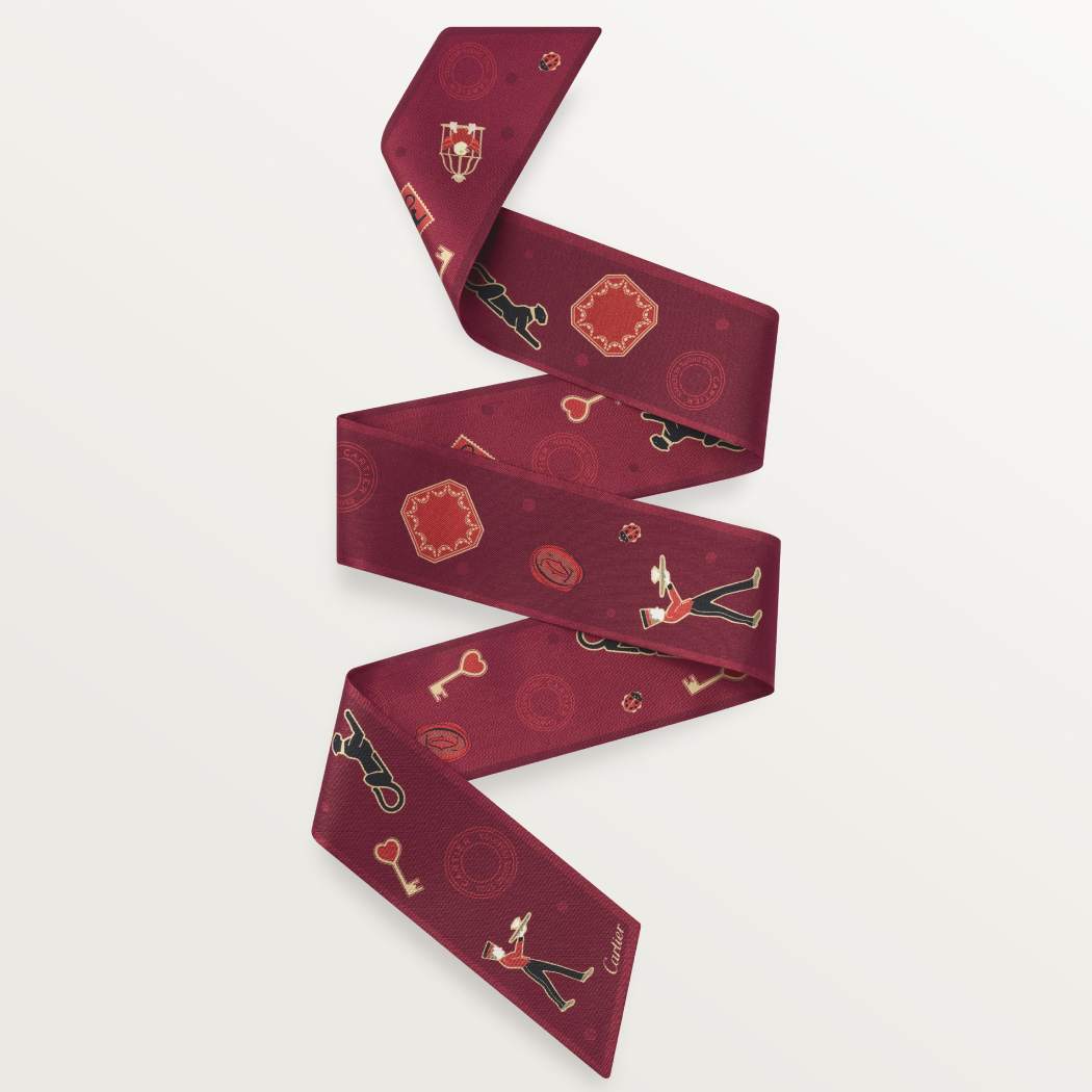 Diabolo de Cartier细丝巾