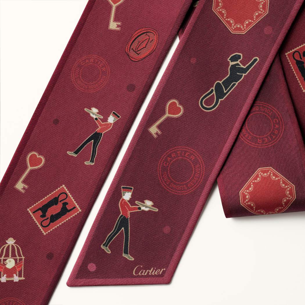 Diabolo de Cartier细丝巾