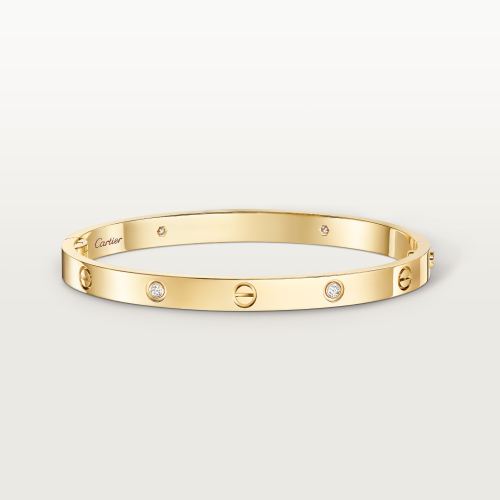 LOVE手镯，中号款，镶嵌4颗钻石