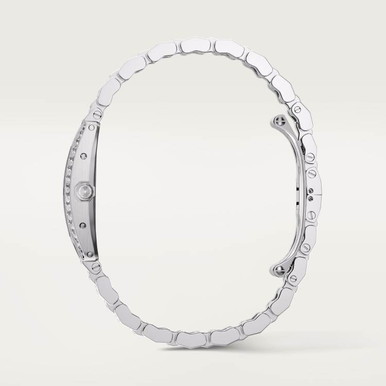 Tank Américaine腕表  18K镀铑白金 石英