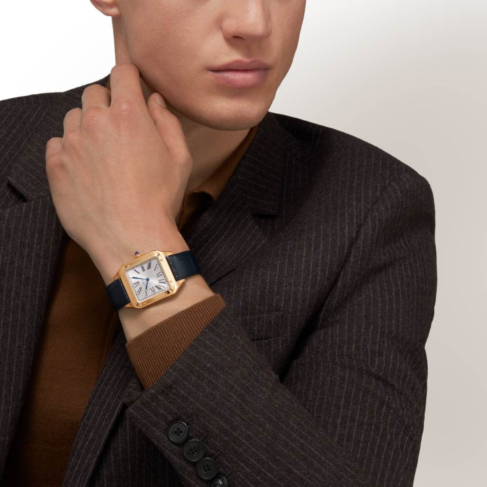 Santos-Dumont腕表 XL 18K黄金 手动上链