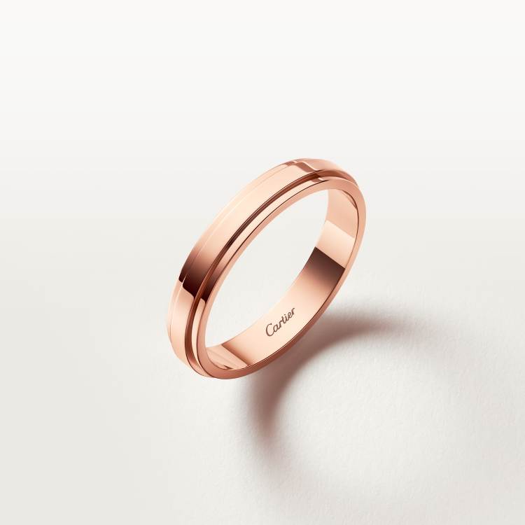 Cartier d'Amour戒指，宽3.5毫米 18K玫瑰金