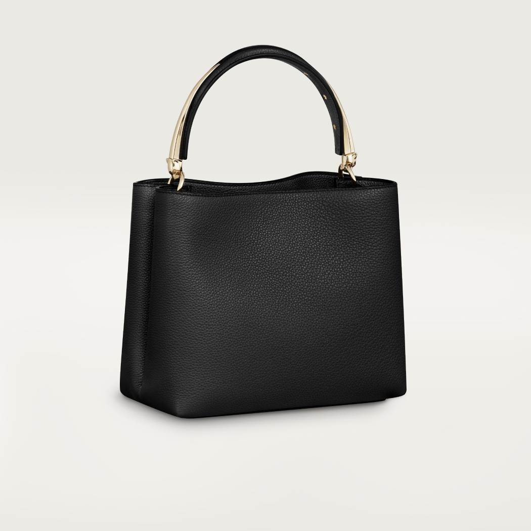 Panthère Double系列小号款手袋 黑色 小牛皮