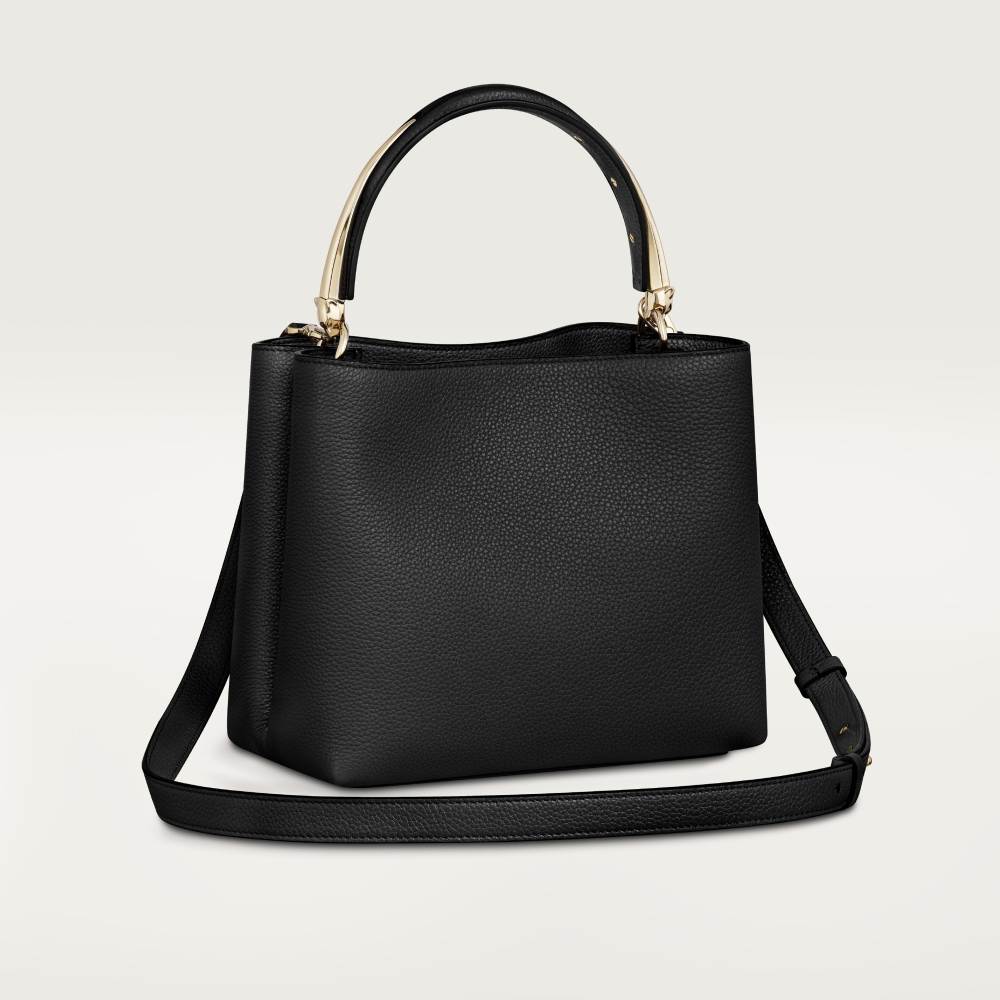 Panthère Double系列小号款手袋 黑色 小牛皮