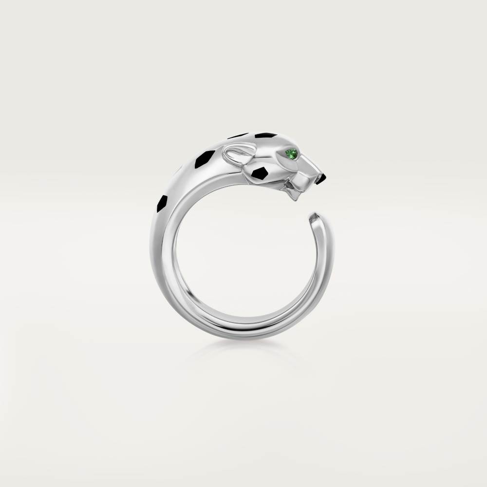 Panthère de Cartier卡地亚猎豹戒指，中号款 18K白金