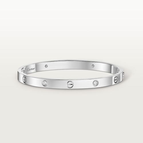 LOVE手镯，中号款，镶嵌4颗钻石