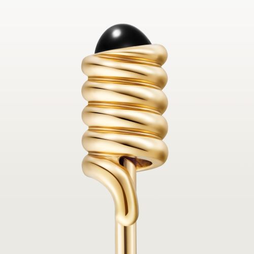 领带针，呈弹簧造型