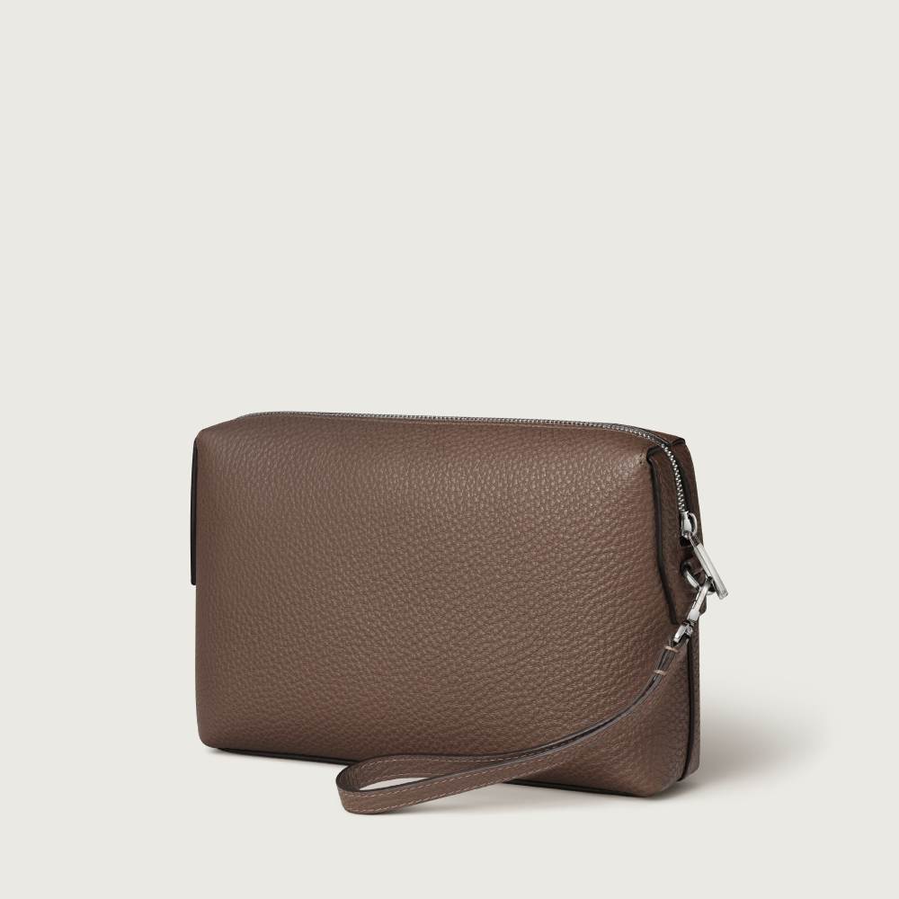 Must系列手拿包 Pepper grey 小牛皮