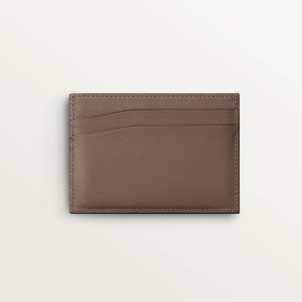 Losange系列卡片夹 Pepper grey 小牛皮