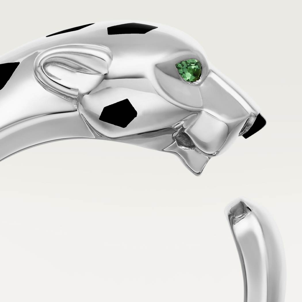 Panthère de Cartier卡地亚猎豹戒指，中号款 18K白金