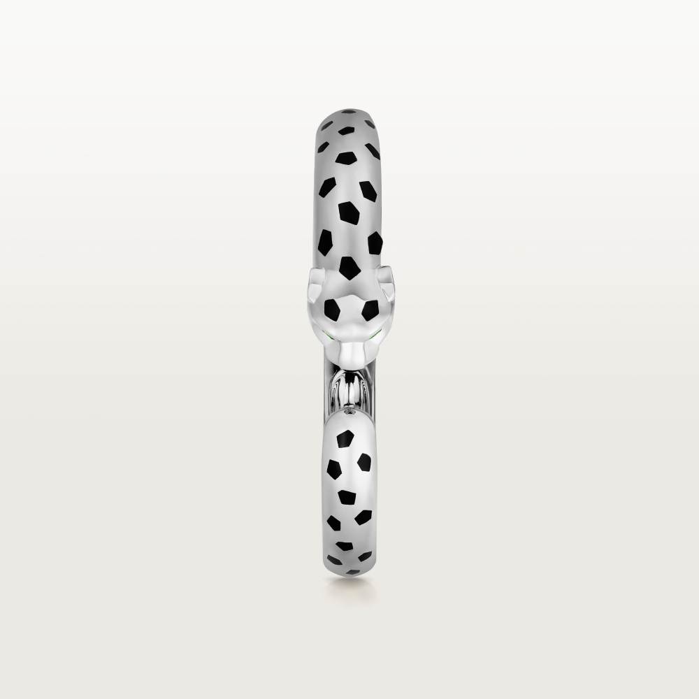 Panthère de Cartier卡地亚猎豹手镯，中号款 18K白金