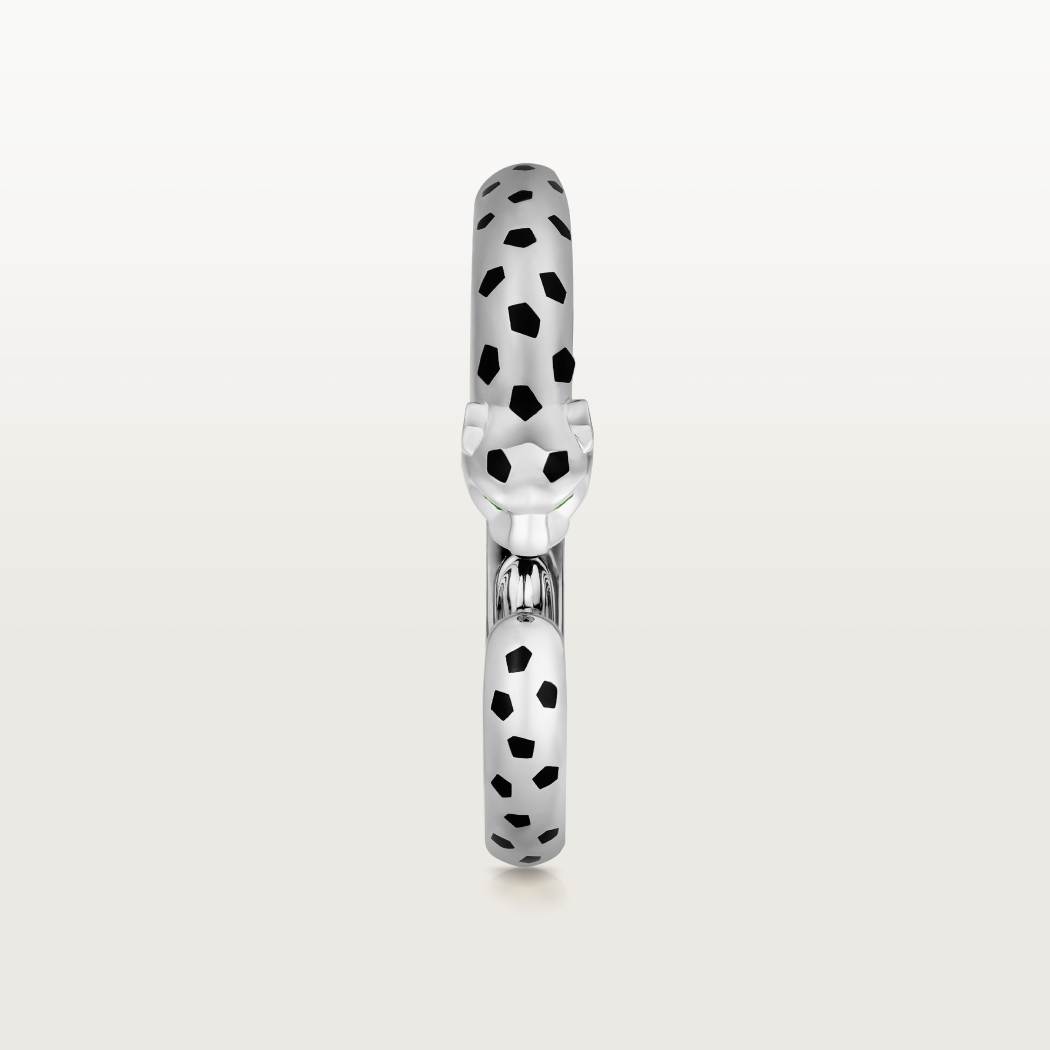 Panthère de Cartier卡地亚猎豹手镯，中号款 18K白金