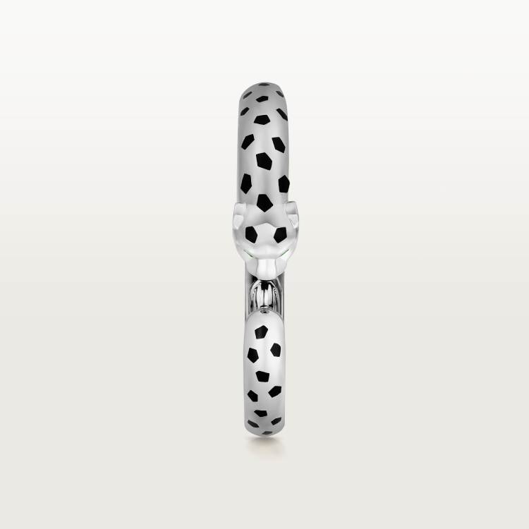 Panthère de Cartier卡地亚猎豹手镯，中号款 18K白金