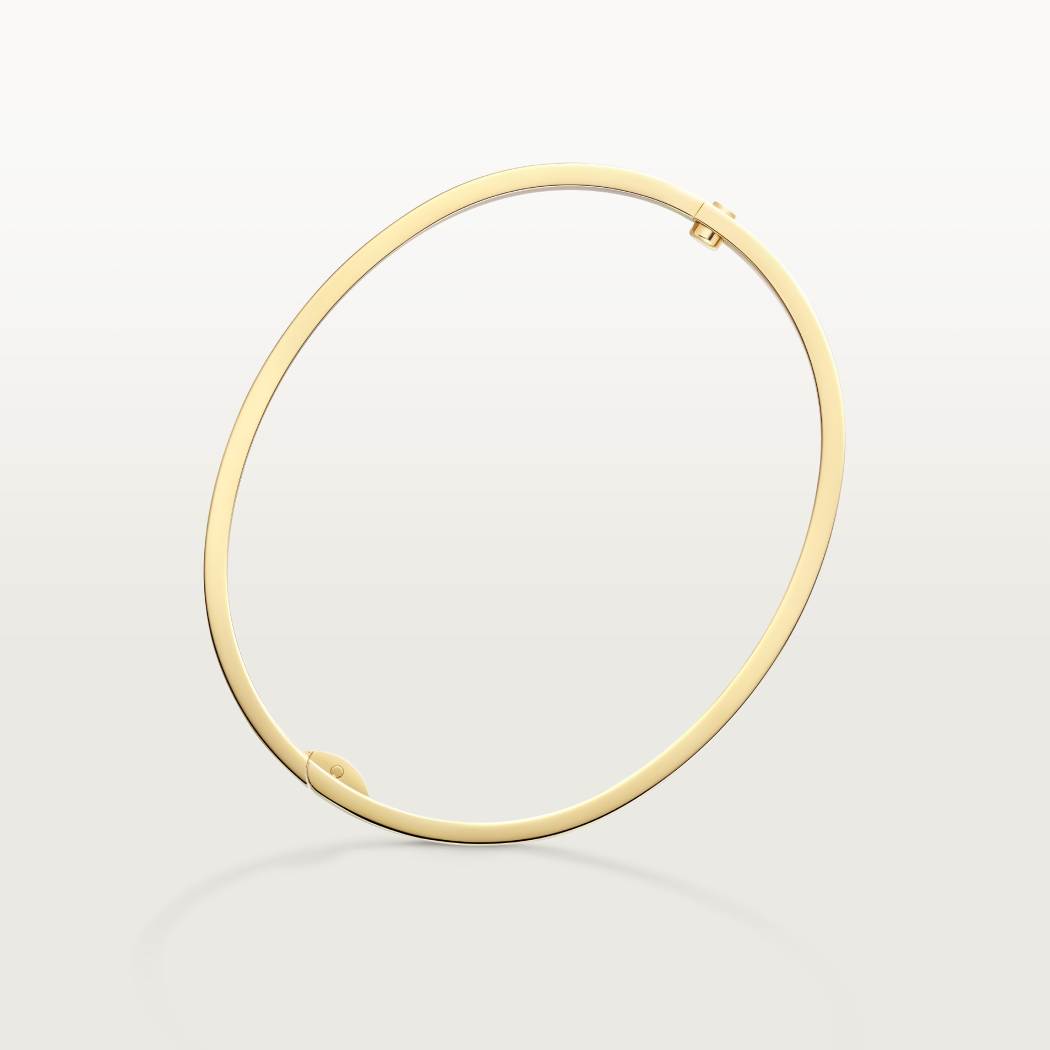 LOVE手镯，小号款，镶嵌6颗钻石 18K黄金