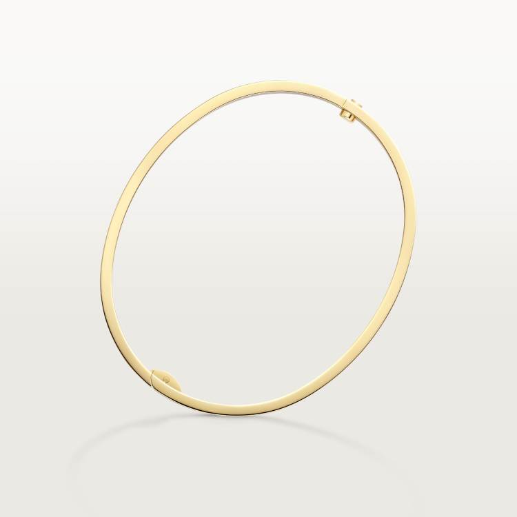 LOVE手镯，小号款，镶嵌6颗钻石 18K黄金