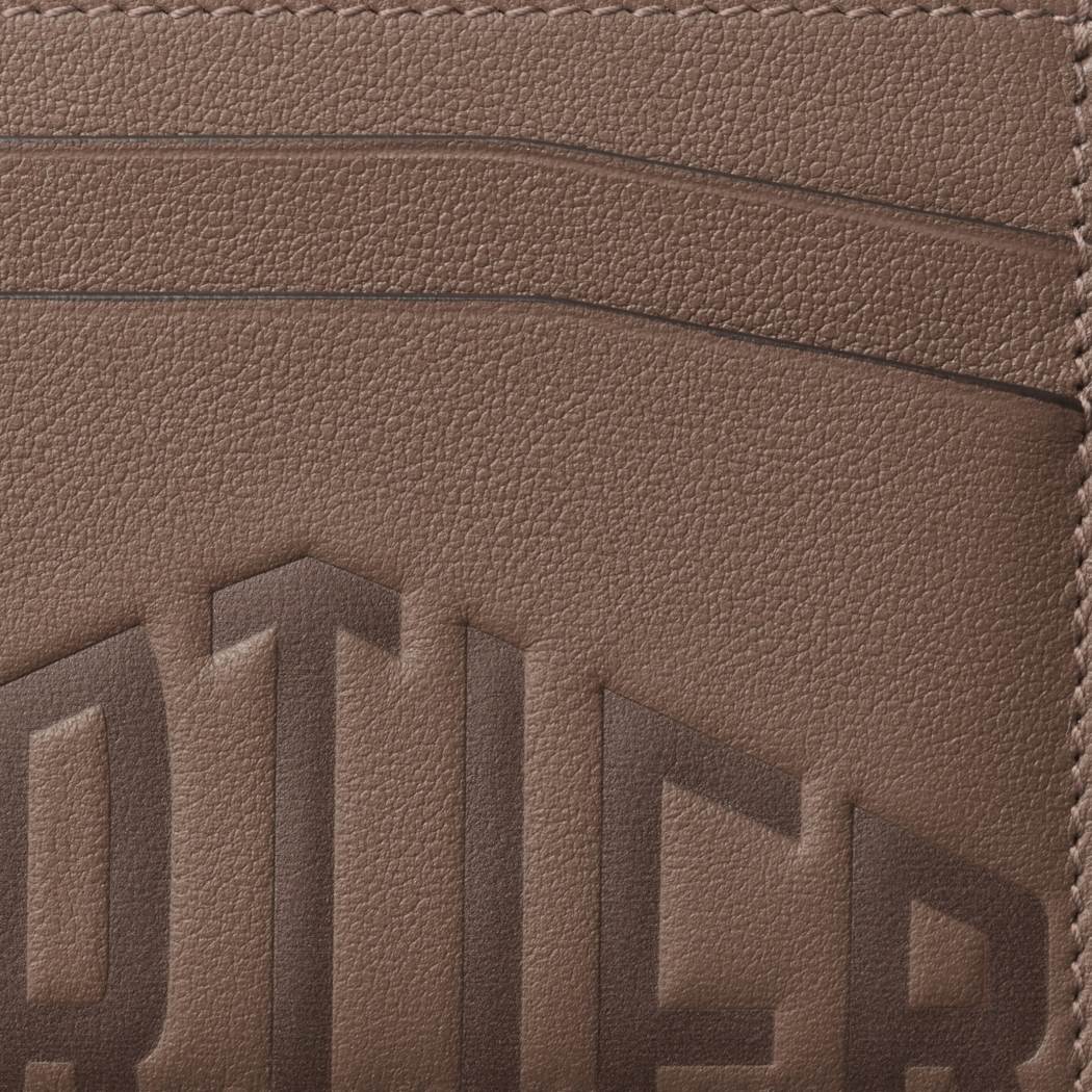 Losange系列卡片夹 Pepper grey 小牛皮