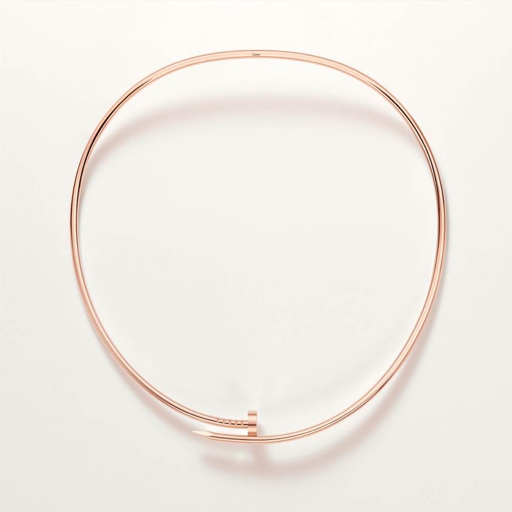 Juste un Clou项链，小号款，倒置镶嵌钻石 18K玫瑰金