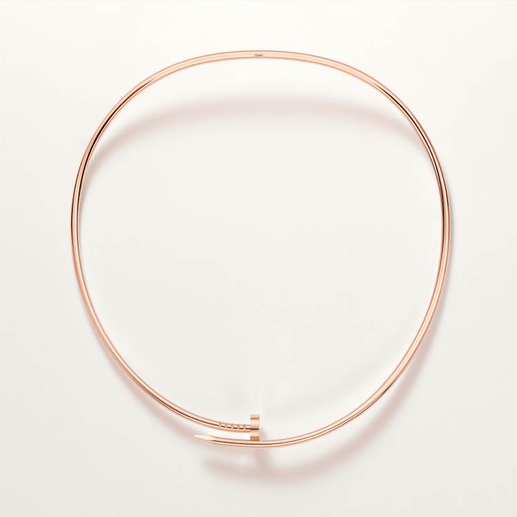 Juste un Clou项链，小号款，倒置镶嵌钻石 18K玫瑰金