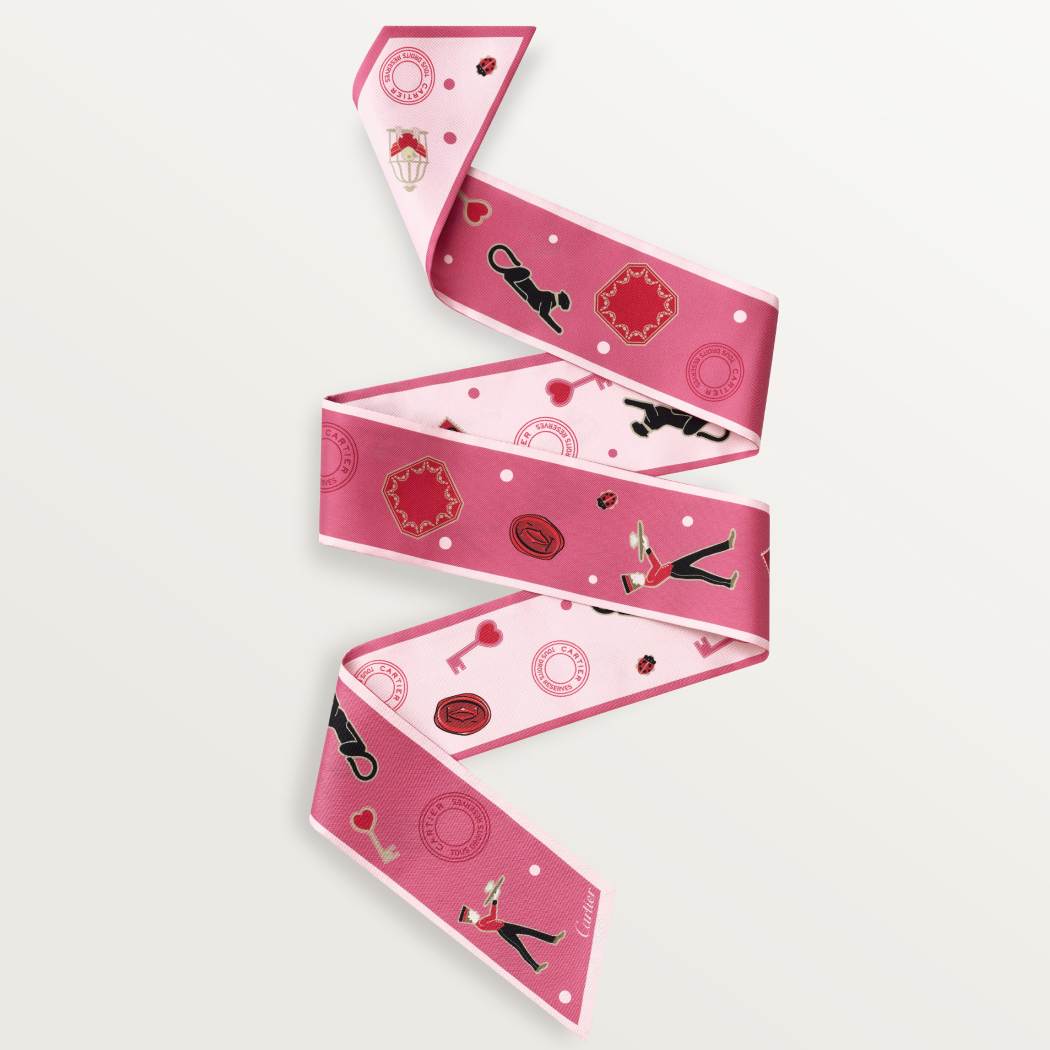 Diabolo de Cartier细丝巾